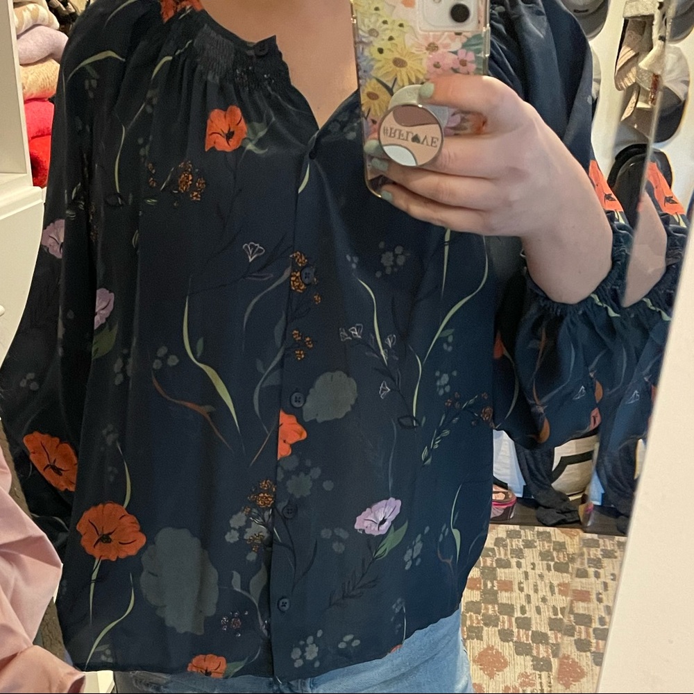 TUCKER Classic Silk Blouse